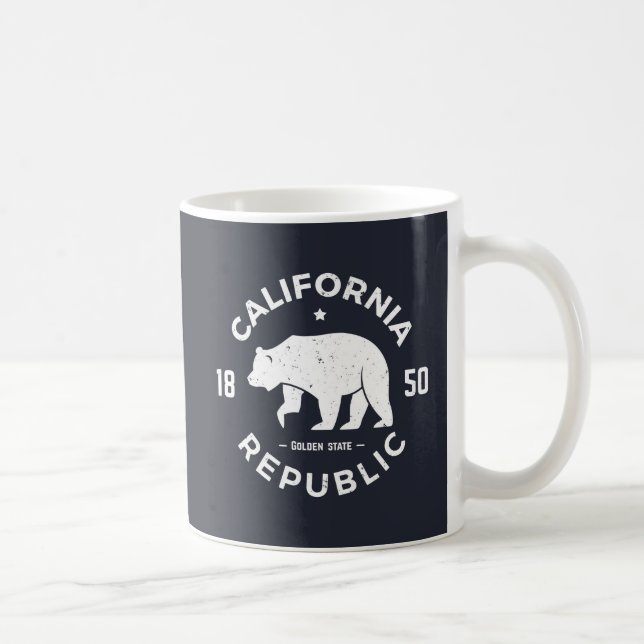 Kalifornien-Logo| Der Goldene Staat Kaffeetasse (Rechts)