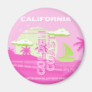 Kalifornien, Los Angeles, Reisekunst, Preppy, Pink Magnet