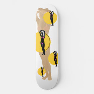 Kalifornien-Mädchen-Skateboards - Courtney Logo Skateboard
