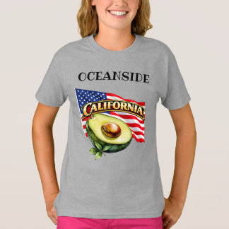 Kalifornien-Mädchen-T-Shirt T-Shirt