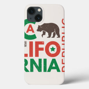 Kalifornien mit Grizzy-Bären-Logo Case-Mate iPhone Hülle
