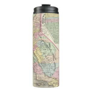 Kalifornien mit Stadt von San Francisco Thermosbecher
