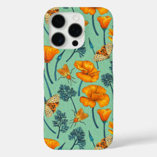 Kalifornien-Mohn und -Jade iPhone 16 Pro Hülle