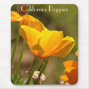 Kalifornien-Mohnblumen-Blume Mousepad
