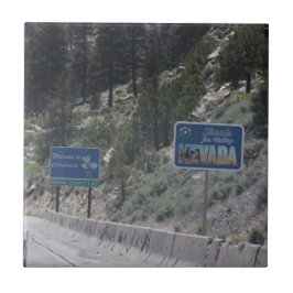 Kalifornien - Nevada-Grenze Fliese