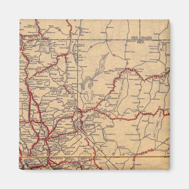 Kalifornien, Nevada Magnet (Vorne)