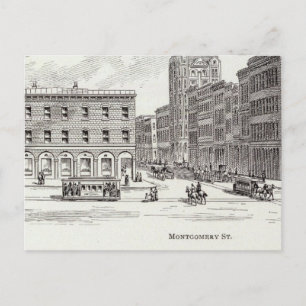 Kalifornien Nordseite Montgomery Postkarte
