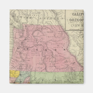 Kalifornien, Oregon, Utah, New Mexico 3 Magnet
