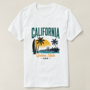 Kalifornien Pazifikküsten-Reise T-Shirt