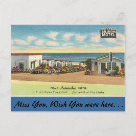 Kalifornien, Pismo Palisades Motel Postkarte