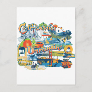 Kalifornien Postkarte