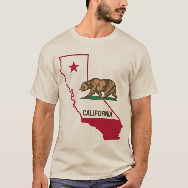 Kalifornien-Republik-Bärn-Shirt T-Shirt (Vorderseite)
