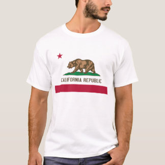 Kalifornien-Republik-Bärn-Staats-Flagge T-Shirt