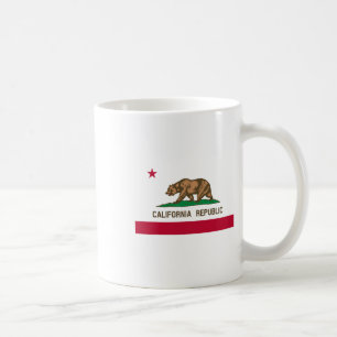 Kalifornien Republik Flagge Patriotischer Staat Re Kaffeetasse