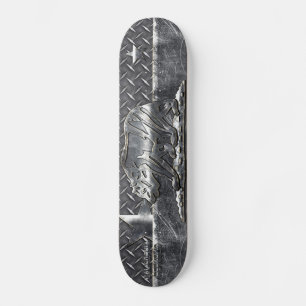 KALIFORNIEN REPUBLIK Grunge Steel Cutouts Diamond Skateboard