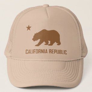 Kalifornien-Republik-Hut Truckerkappe