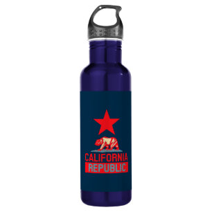 Kalifornien-Republik in der Art Trinkflasche