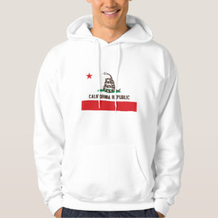 KALIFORNIEN-REPUBLIK-STAATS-FLAGGE mit Hoodie