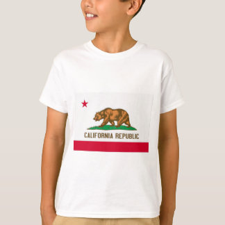 Kalifornien-Republik-Staats-Flagge T-Shirt