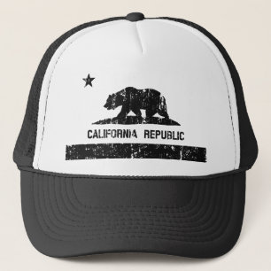 Kalifornien Republik Staatsflagge Trucker Hut (ver Truckerkappe