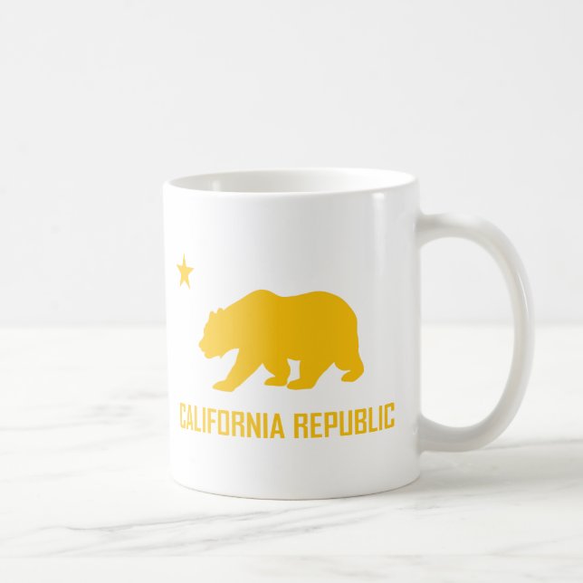 Kalifornien-Republik-Tasse Kaffeetasse (Rechts)