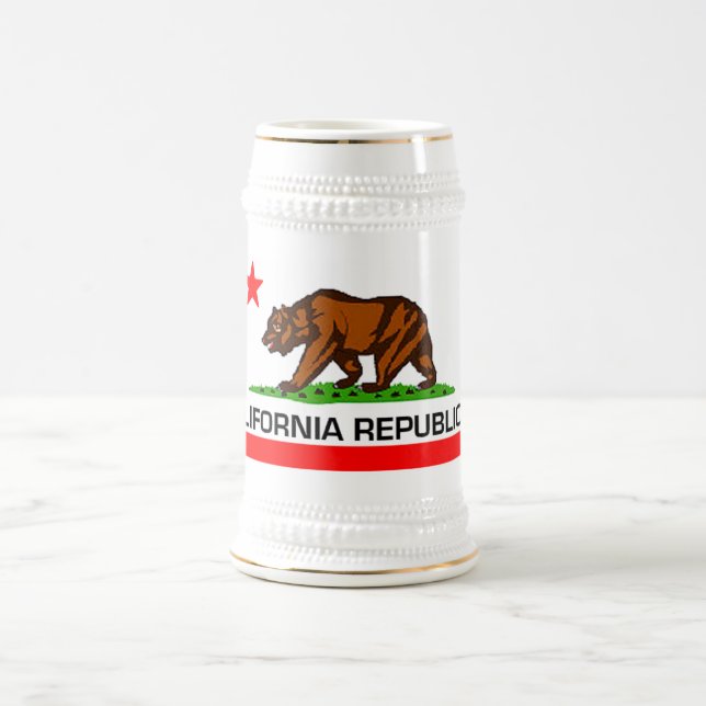 Kalifornien-Republikaner Bierglas (Mittel)