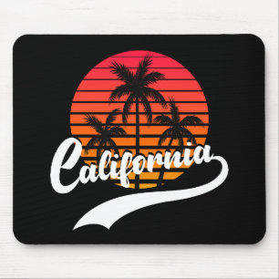 Kalifornien Retro-Sonnenuntergang-Mauspad Mousepad
