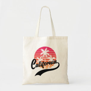 Kalifornien Retro-Sonnenuntergang-Tasche Tragetasche
