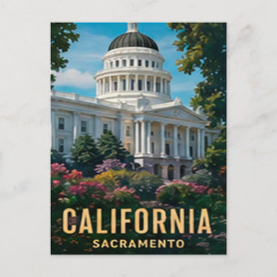 Kalifornien Sacramento Historische Wurzeln Golden Postkarte