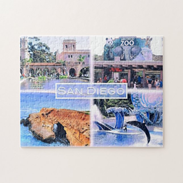 Kalifornien - San Diego - Mosaik - USA - (Horizontal)