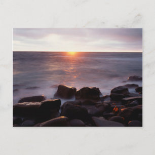 Kalifornien, San Diego, Sunset Cliffs, Sonnenunter Postkarte