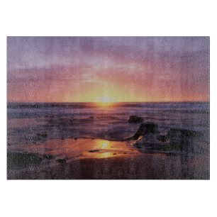 Kalifornien, San Diego, Sunset Cliffs, Sonnenunter Schneidebrett