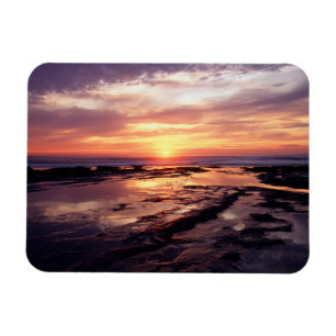 Kalifornien, San Diego, Sunset Cliffs, Sunset 3 Magnet