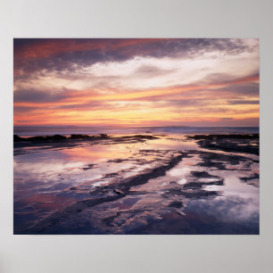 Kalifornien, San Diego, Sunset Cliffs, Sunset Clif Poster