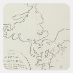 Kalifornien San Francisco Bay Area Quadratischer Aufkleber