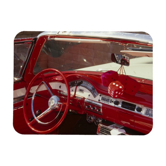 Kalifornien: Santa Ynez Valley, Solvang, 1957 Magnet (Horizontal)