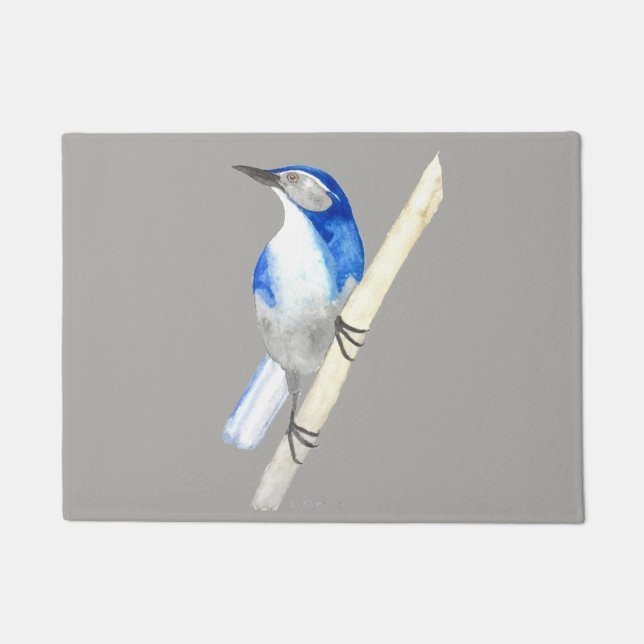 Kalifornien scheuern Jay Fußmatte (Vorderseite)