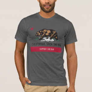 Kalifornien, schmeißen das Taschen-weiche T-Shirt