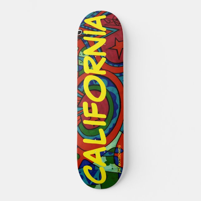 KALIFORNIEN/SCRIBZ/JMT SKATEBOARDS (Vorderseite)
