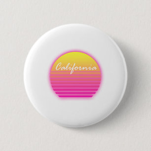 Kalifornien-Sonnenuntergang Button