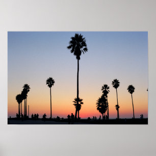 Kalifornien-Sonnenuntergang Poster