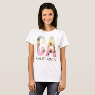 Kalifornien-Sonnenuntergang-T - Shirt Cali Mädche