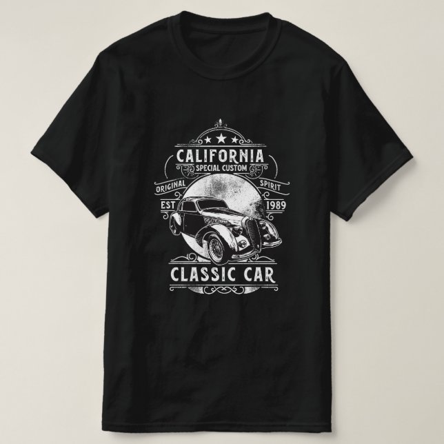 Kalifornien Special Custom Classic Car T-Shirt (Design vorne)