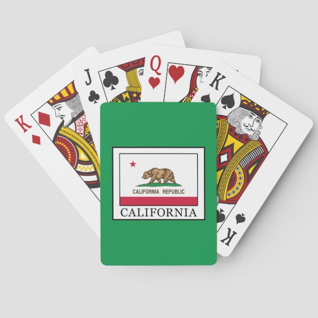 Kalifornien Spielkarten (Rückseite)