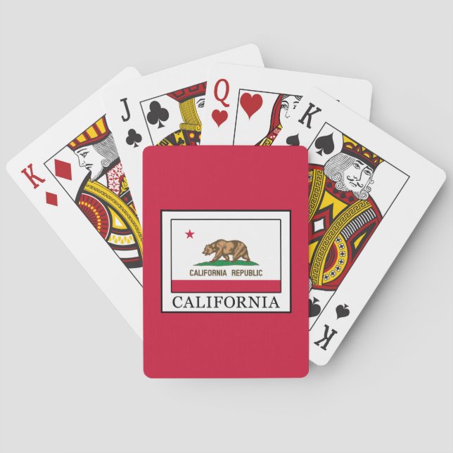 Kalifornien Spielkarten (Rückseite)