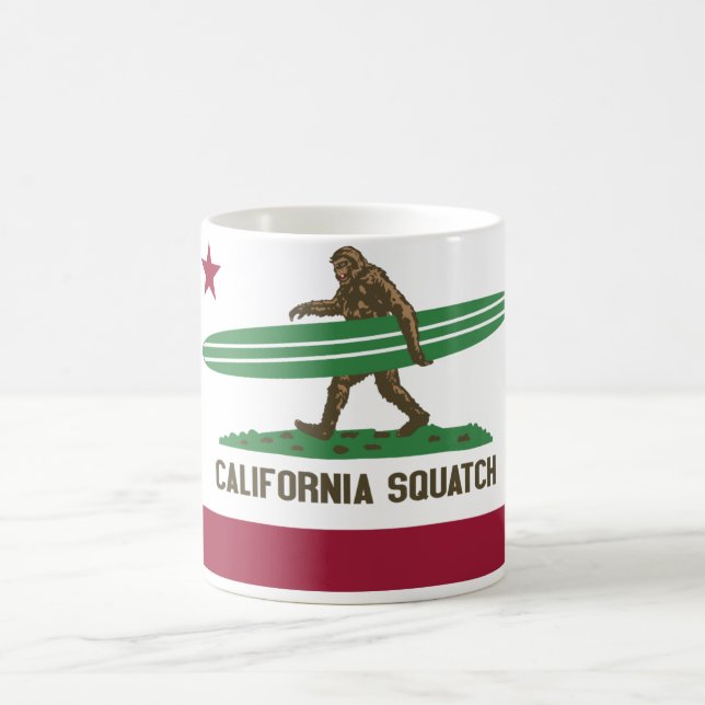 Kalifornien Squatch Kaffeetasse (Mittel)