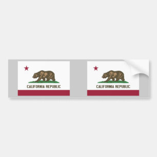Kalifornien-Staats-Flagge Autoaufkleber