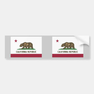 Kalifornien-Staats-Flagge Autoaufkleber