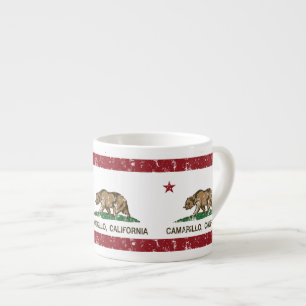 Kalifornien-Staats-Flagge Camarillo Espressotasse