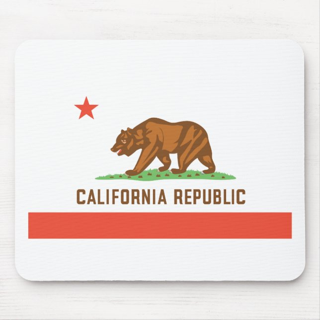 Kalifornien-Staats-Flagge Mousepad (Vorne)